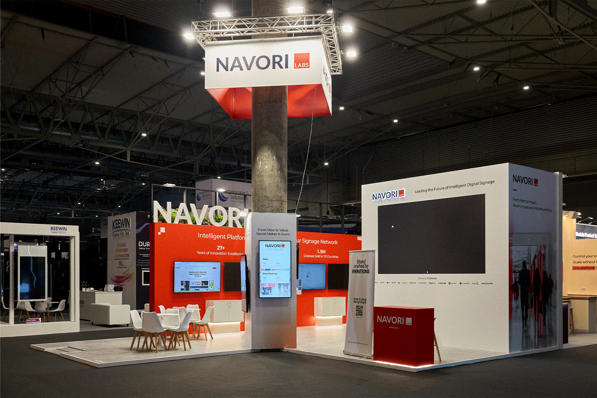 Navori at ISE: AV in motion