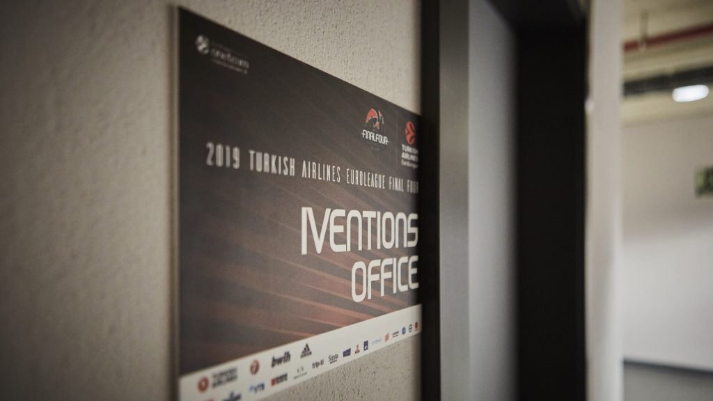 Iventions office at Euroleague Basketball Final Four in Vitoria